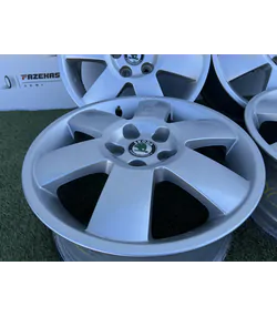5x100 15" Skoda gyári alufelni 6Jx15h2 ET43 - Mobil Gumis 2