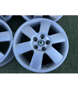 5x100 15" Skoda gyári alufelni 6Jx15h2 ET43 - Mobil Gumis 4