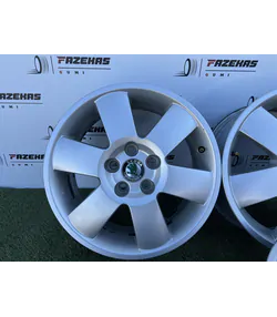 5x100 15" Skoda gyári alufelni 6Jx15h2 ET43 - Mobil Gumis 5