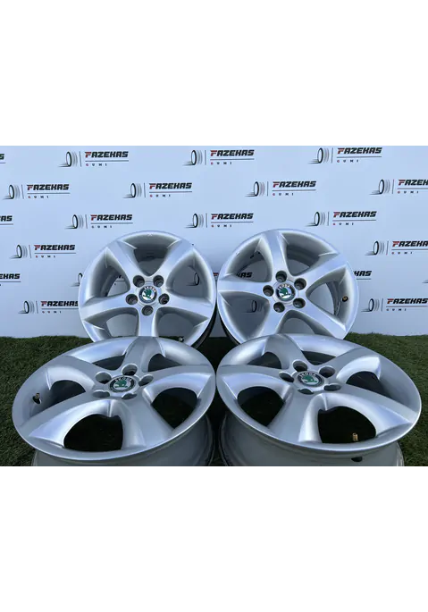 5x100 15" Skoda gyári alufelni 6Jx15h2 ET43 - Mobil Gumis