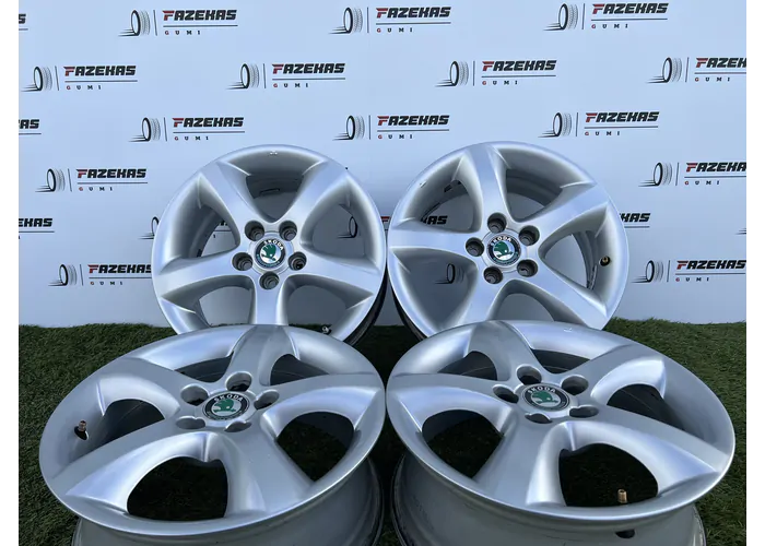 5x100 15" Skoda gyári alufelni 6Jx15h2 ET43 - Mobil Gumis