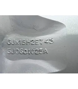 5x100 15" Skoda gyári alufelni 6Jx15h2 ET43 - Mobil Gumis 7