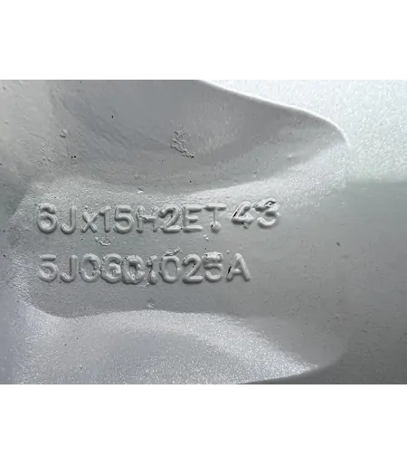 5x100 15" Skoda gyári alufelni 6Jx15h2 ET43 - Mobil Gumis 7