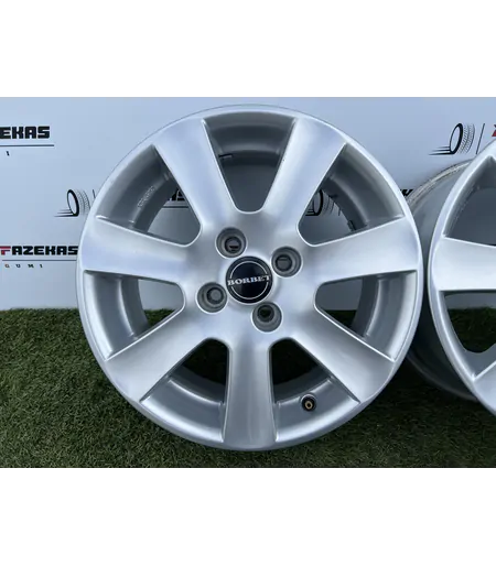 4x100 15" Borbet alufelni 6,5Jx15h2 ET35 - Mobil Gumis 5