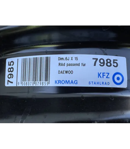4x114.3 15" Daewoo lemezfelni 6Jx15h2 ET44 - Mobil Gumis 6