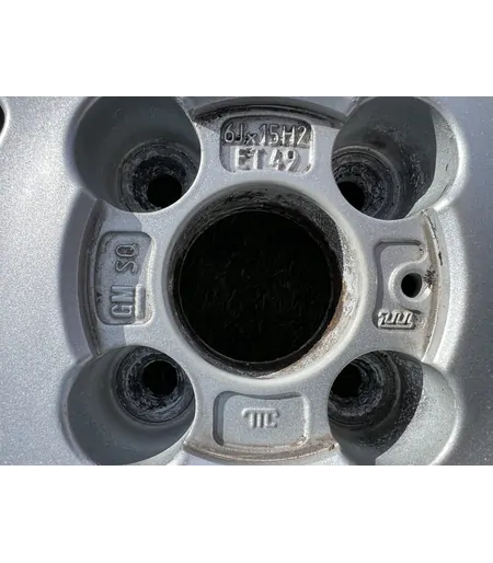 4x100 15" Opel gyári alufelni 6Jx15h2 ET49 - Mobil Gumis 7