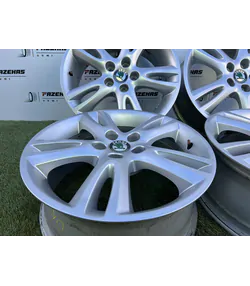 5x100 16" Skoda gyári alufelni 6,5Jx16h2 ET43 - Mobil Gumis 2