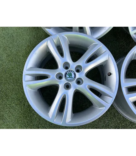 5x100 16" Skoda gyári alufelni 6,5Jx16h2 ET43 - Mobil Gumis 3