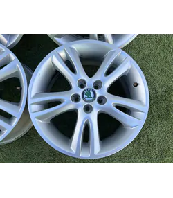 5x100 16" Skoda gyári alufelni 6,5Jx16h2 ET43 - Mobil Gumis 4