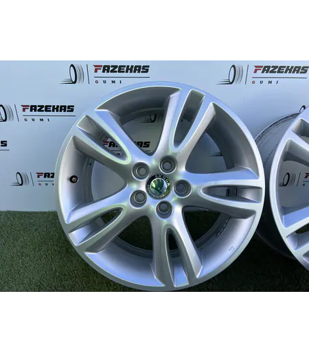 5x100 16" Skoda gyári alufelni 6,5Jx16h2 ET43 - Mobil Gumis 5