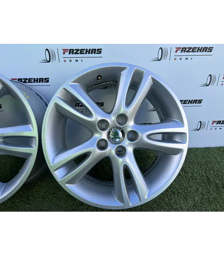 5x100 16" Skoda gyári alufelni 6,5Jx16h2 ET43 - Mobil Gumis 6