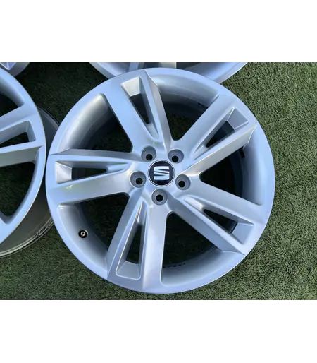 5x100 17" Seat gyári alufelni 6,5Jx17h2 ET48 - Mobil Gumis 4