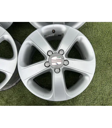 5x112 16" Seat gyári alufelni 6,5Jx16h2 ET50 - Mobil Gumis 4