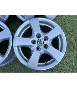5x100 14" Skoda gyári alufelni 6Jx14h2 ET43 - Mobil Gumis 4