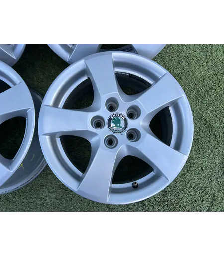 5x100 14" Skoda gyári alufelni 6Jx14h2 ET43 - Mobil Gumis 4