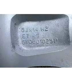 5x100 14" Skoda gyári alufelni 6Jx14h2 ET43 - Mobil Gumis 5