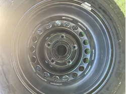 5x160 16" Ford Transit Custom gyári lemezfelni+TPMS újszerű 215/65 R16C téli gumikkal 9