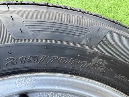 5x118 15" Fiat Citroen Peugeot pótkerék ÚJ 215/70 R15C nyári gumival 3