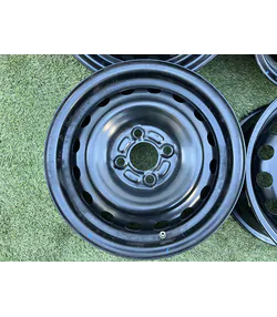 4x100 14" Nissan Micra gyári lemezfelni + TPMS szenzor 5,5Jx14h2 ET45 - Mobil Gumis 2