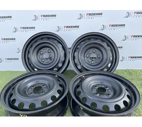 4x100 15" Toyota gyári lemezfelni + TPMS szenzor 5Jx15h2 ET39 - Mobil Gumis