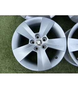 5x100 15" Skoda gyári alufelni 6Jx15h2 ET38 - Mobil Gumis 2