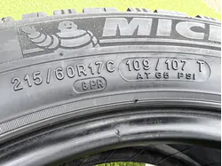 215/60 R17C Michelin Agilis Alpin téli gumi 6-8mm 7