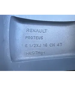 5x114.3 16" Renault gyári alufelni 6,5Jx16h2 ET47 - Mobil Gumis 6