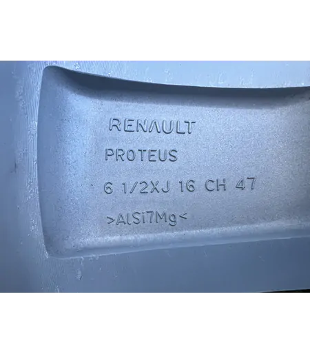 5x114.3 16" Renault gyári alufelni 6,5Jx16h2 ET47 - Mobil Gumis 6