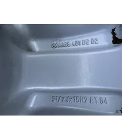 5x112 15" Mercedes gyári alufelni 5,5Jx15h2 ET54 - Mobil Gumis 7