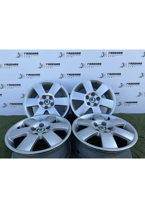 5x100 15" Skoda gyári alufelni 6Jx15h2 ET43 - Mobil Gumis