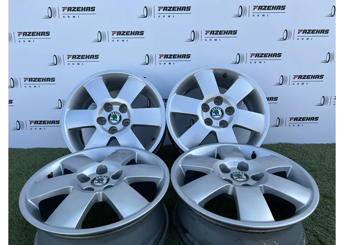 5x100 15" Skoda gyári alufelni 6Jx15h2 ET43 - Mobil Gumis