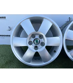5x100 15" Skoda gyári alufelni 6Jx15h2 ET43 - Mobil Gumis 5