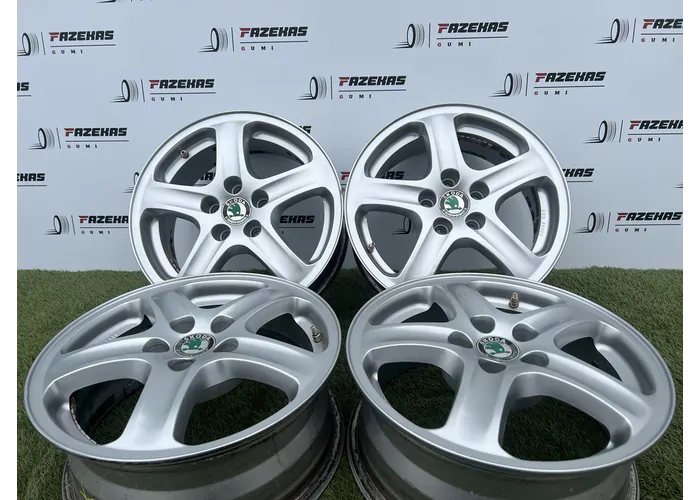 5x100 15" Skoda gyári alufelni 6Jx15h2 ET38 - Mobil Gumis