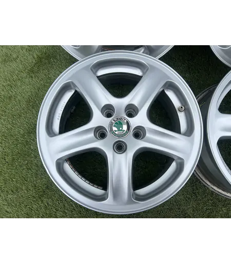 5x100 15" Skoda gyári alufelni 6Jx15h2 ET38 - Mobil Gumis 3