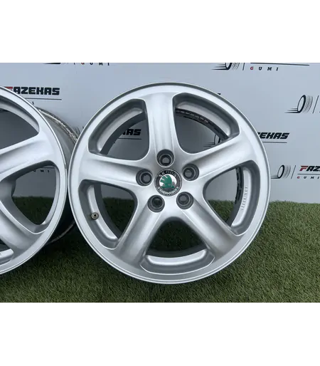 5x100 15" Skoda gyári alufelni 6Jx15h2 ET38 - Mobil Gumis 6