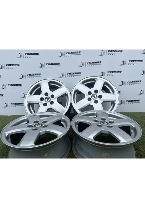 5x100 15" Skoda gyári alufelni 6Jx15h2 ET38 - Mobil Gumis