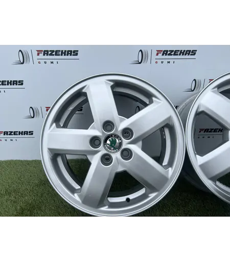 5x100 15" Skoda gyári alufelni 6Jx15h2 ET38 - Mobil Gumis 5
