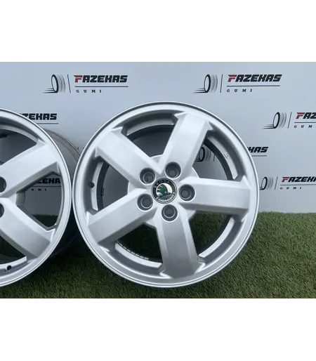 5x100 15" Skoda gyári alufelni 6Jx15h2 ET38 - Mobil Gumis 6