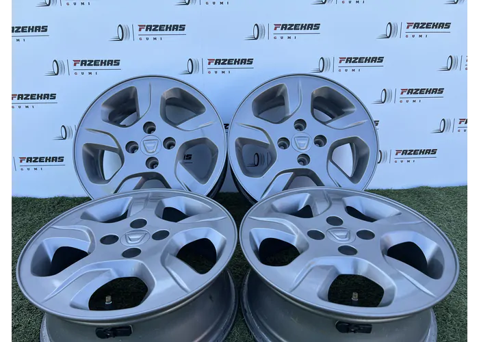 4x100 15" Dacia gyári alufelni + TPMS szenzor 6Jx15h2 ET40 - Mobil Gumis