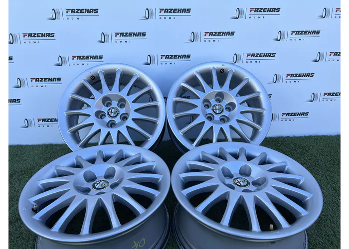 5x98 16" Alfa Romeo gyári alufelni 6,5Jx16h2 ET41,5 - Mobil Gumis