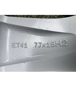 4x98 16" Fiat gyári alufelni 7Jx16h2 ET41 - Mobil Gumis 7