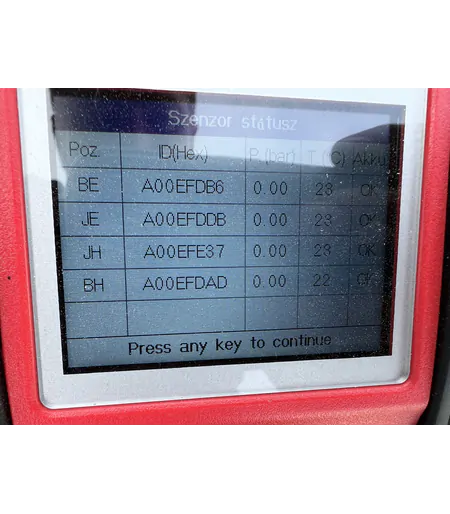 5x105 16" Opel K Astra gyári alufelni + TPMS szenzor 7Jx16h2 ET41 - Mobil Gumis 8