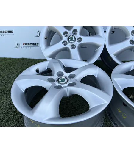 5x100 15" Skoda gyári alufelni 6Jx15h2 ET43 - Mobil Gumis 2