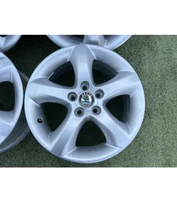 5x100 15" Skoda gyári alufelni 6Jx15h2 ET43 - Mobil Gumis 4